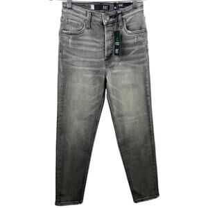 Kut From The Kloth Naomi Jeans Gray Wash High Rise Girlfriend Straight Denim 00L
